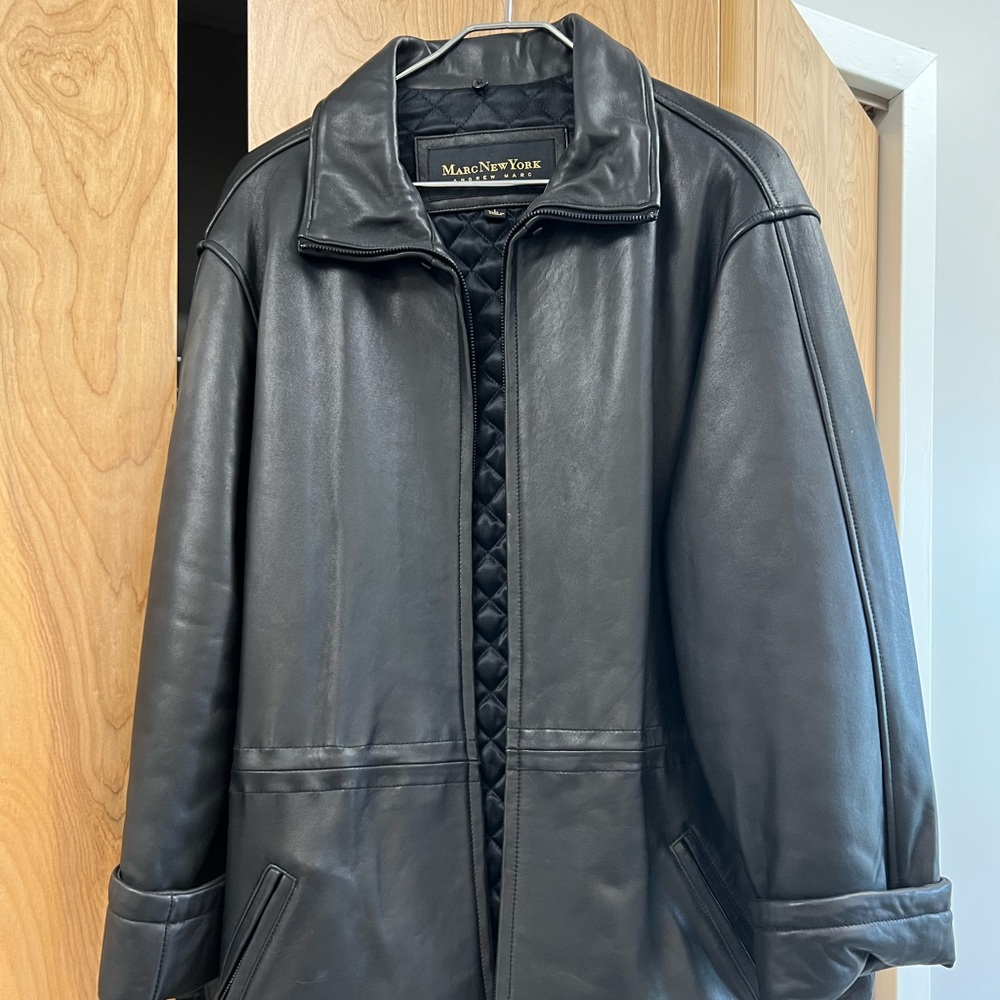ANDREW MARC LEATHER JACKET